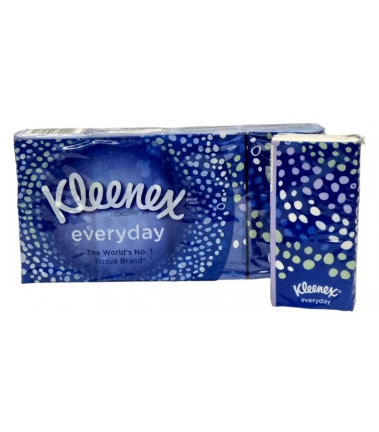 Kleenex Pack of 8 On The Go Facial Tissues Everyday Tissues Pocket Pack. 64800Packs. EXW Chicago